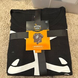 Hyde & Eek! Black Skeleton Pajama Set